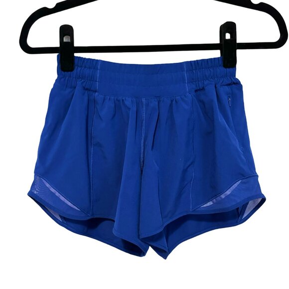 Lululemon Hotty Hot Short 4" in Jet Stream, Size 4 - Picture 2 of 4